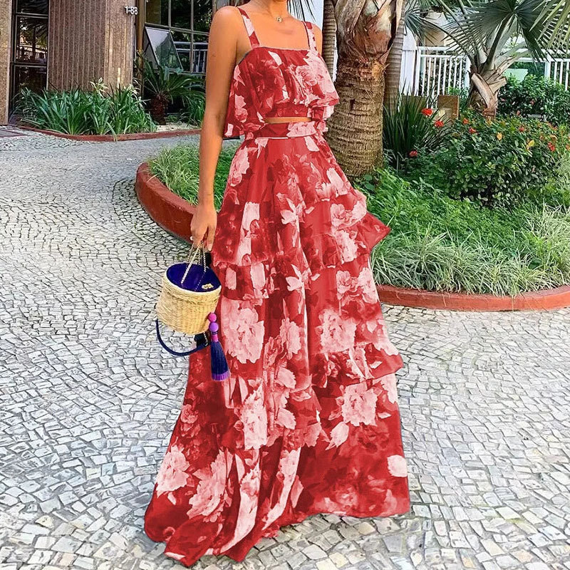 Women's Two Piece Outfits Flor - Romper Floral Print recensione e prezzo