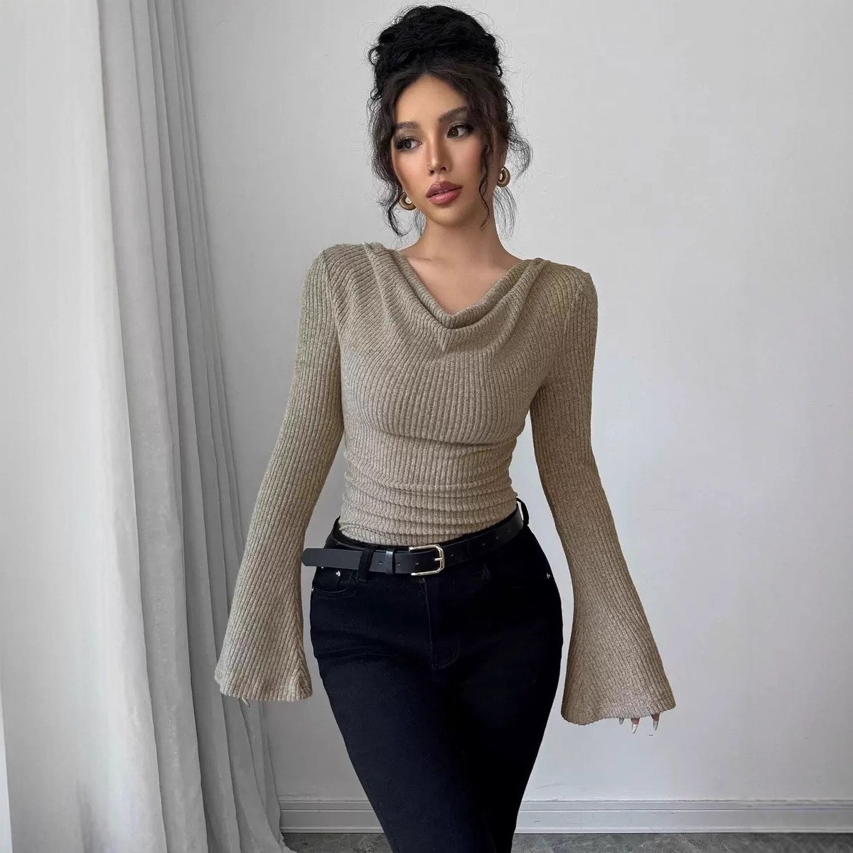 Women's Blouse Longsleeve Soli - Blouse Off Shoulder recensione e prezzo