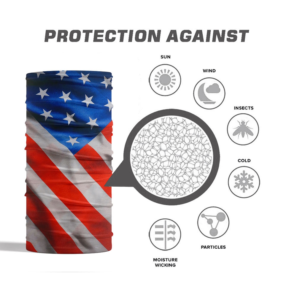 USA Flag Pattern Sun Protectiv - Headband Summer Knit recensione e prezzo