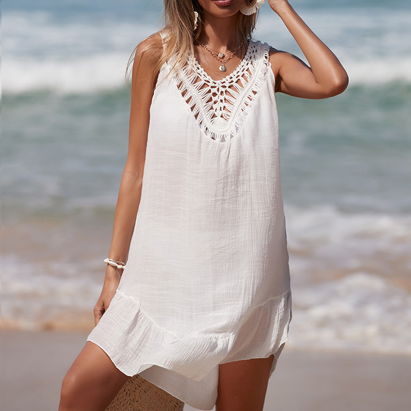 Women V-Neck Backless Hollow O - Cover Up Kaftan recensione e prezzo