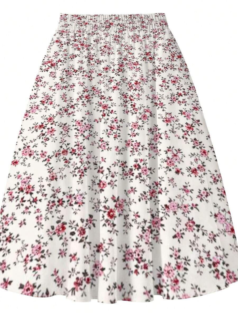 Oversized Floral Midi Skirt Pi - Midi Skirt Floral recensione e prezzo