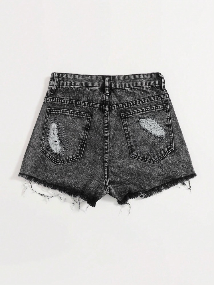 2026 New Vintage Washed Denim  - Shorts Denim Frayed recensione e prezzo