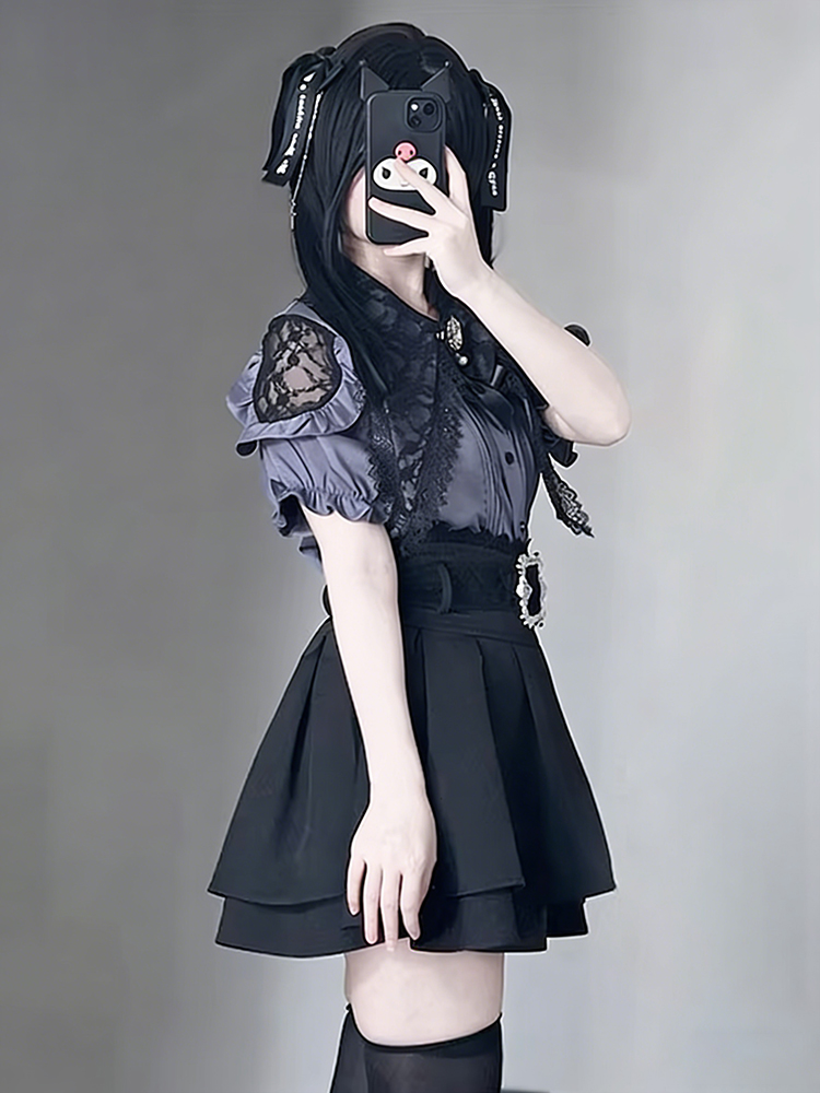 Gothic Style Shoulder Bared Sh - Blouse Off Shoulder recensione e prezzo