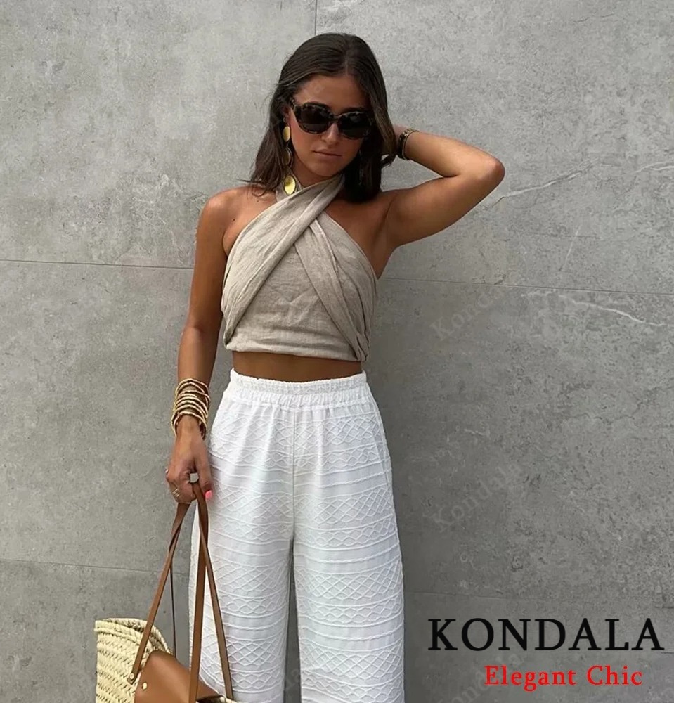 KONDALA Sexy Casual Crossover  - Linen Pant Wide recensione e prezzo
