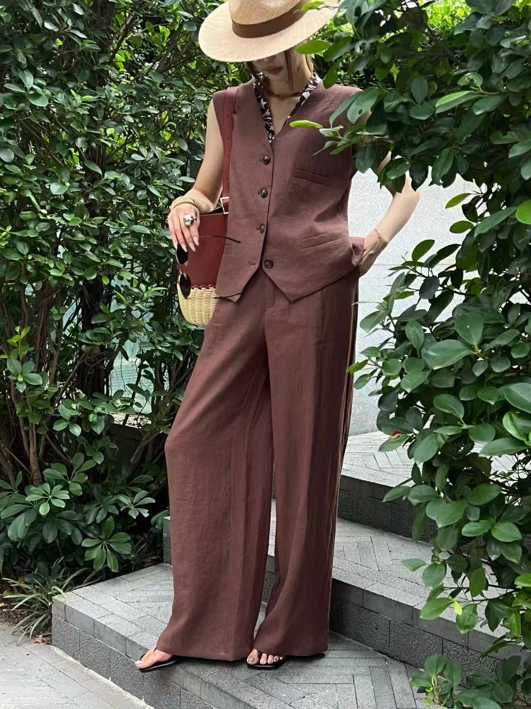 Old Man Qian's linen casual tw - Linen Pant Wide recensione e prezzo