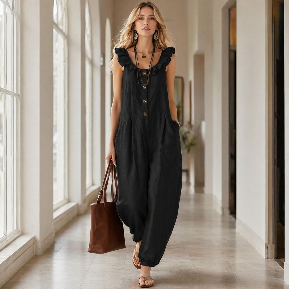 Relaxed Fit Romper Women Women - Jumpsuit Linen Relaxed recensione e prezzo