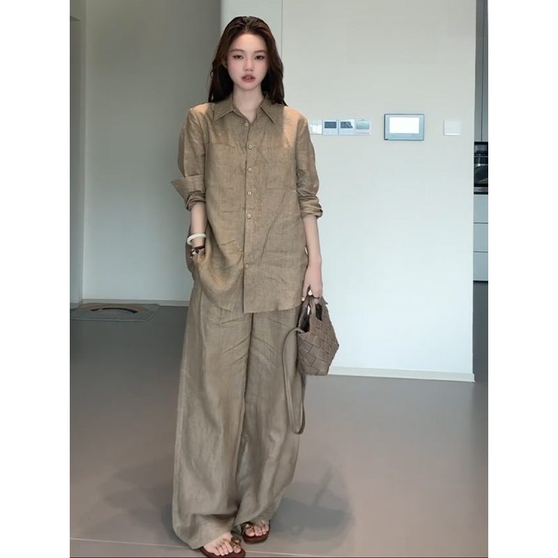 High-End Cotton Linen Blend Wo - Linen Pant Wide recensione e prezzo