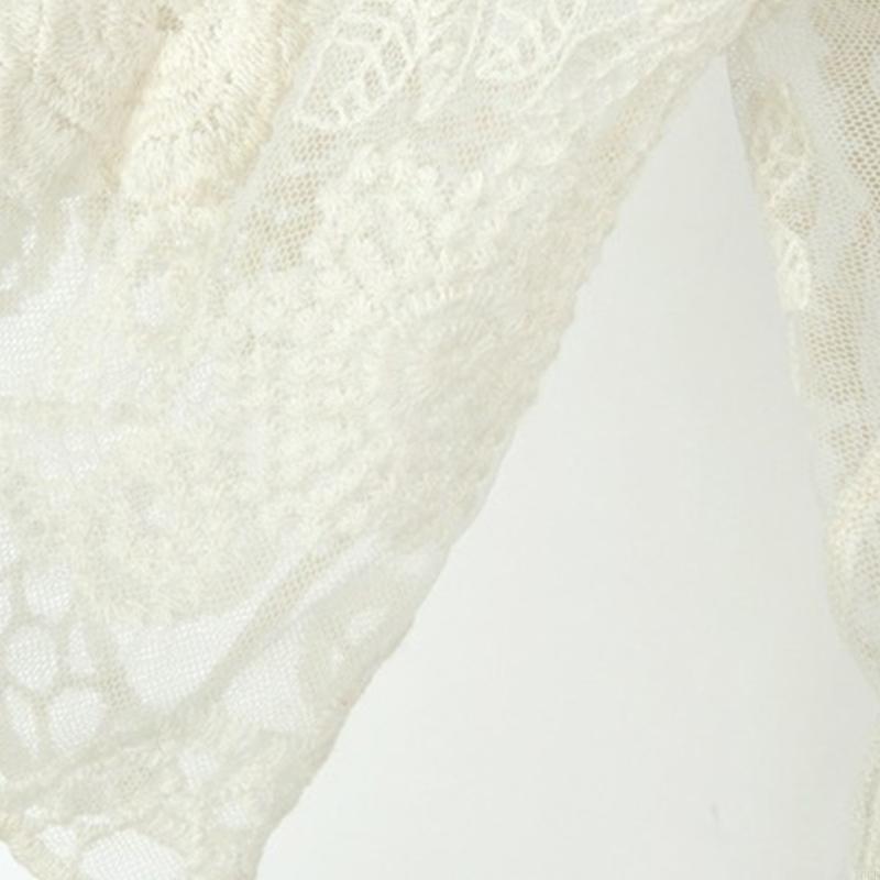 Women Lace Open Front Kimono C - Kimono Sheer Floral recensione e prezzo