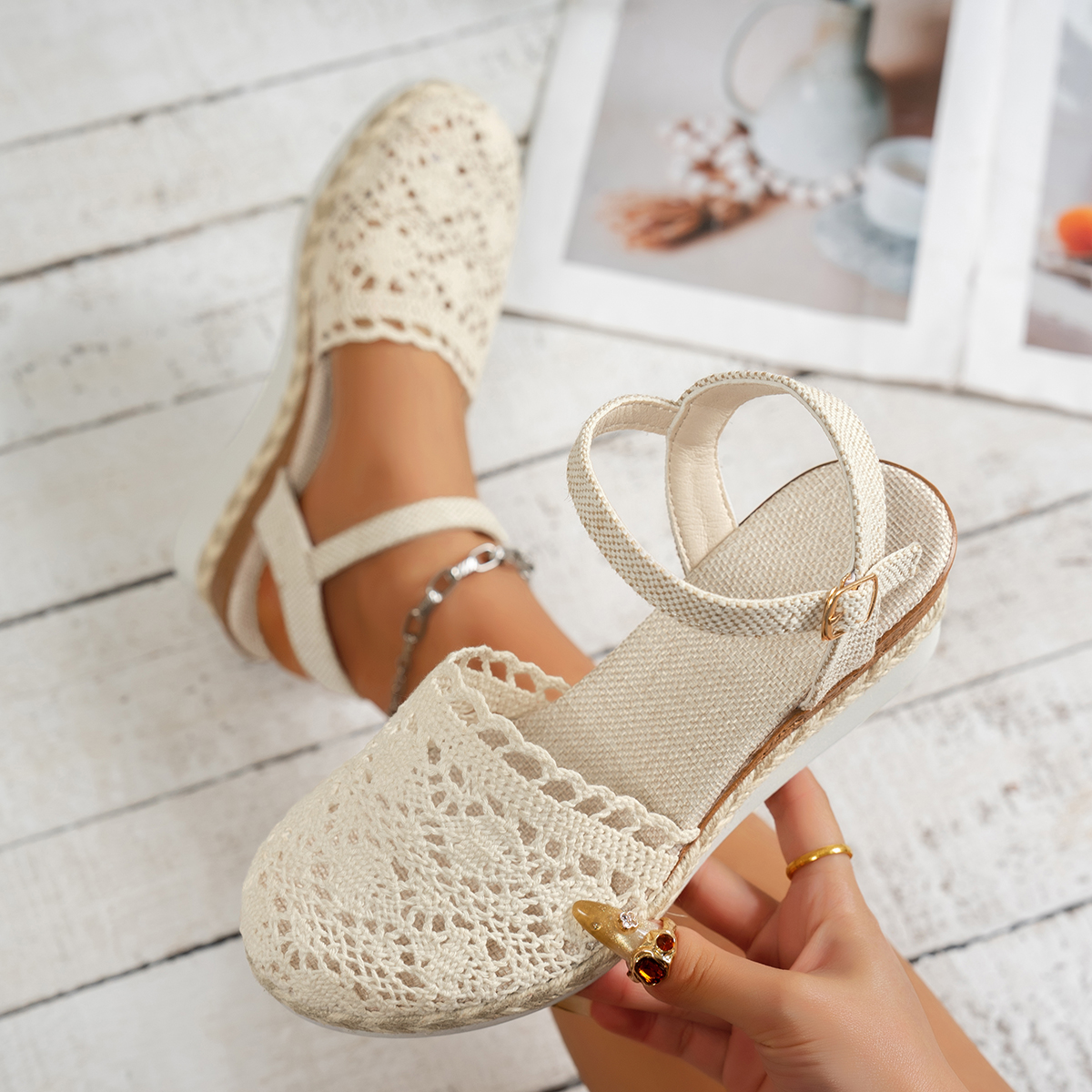 Women Wedge Sandals 2025 Summe - Wedge Espadrille Women recensione e prezzo