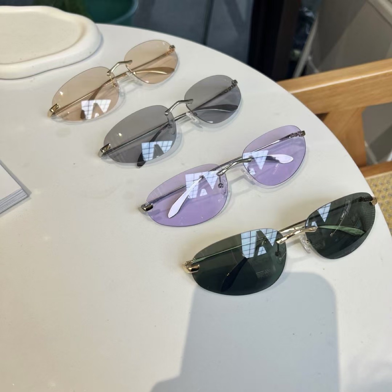 UV400 Rimless Shades, Cat Eye  - Sunglasses Cat Eye recensione e prezzo