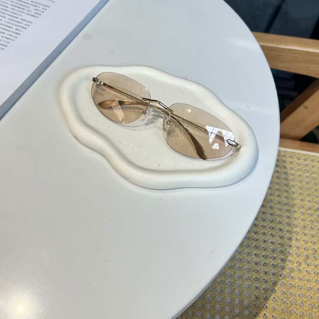 UV400 Rimless Shades, Cat Eye  - Sunglasses Cat Eye recensione e prezzo