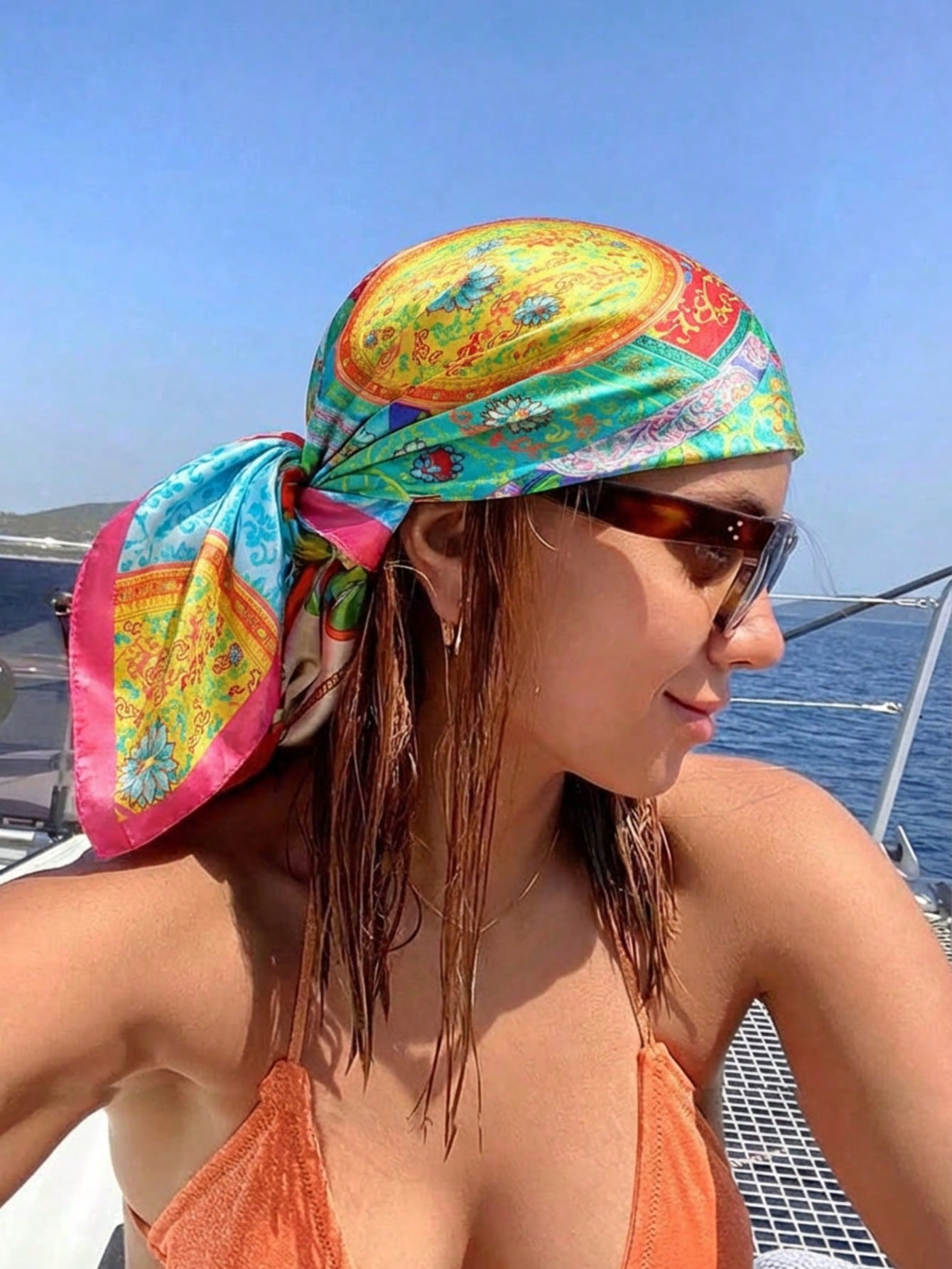 Luxury Brand Silk Satin Square - Headband Summer Knit recensione e prezzo