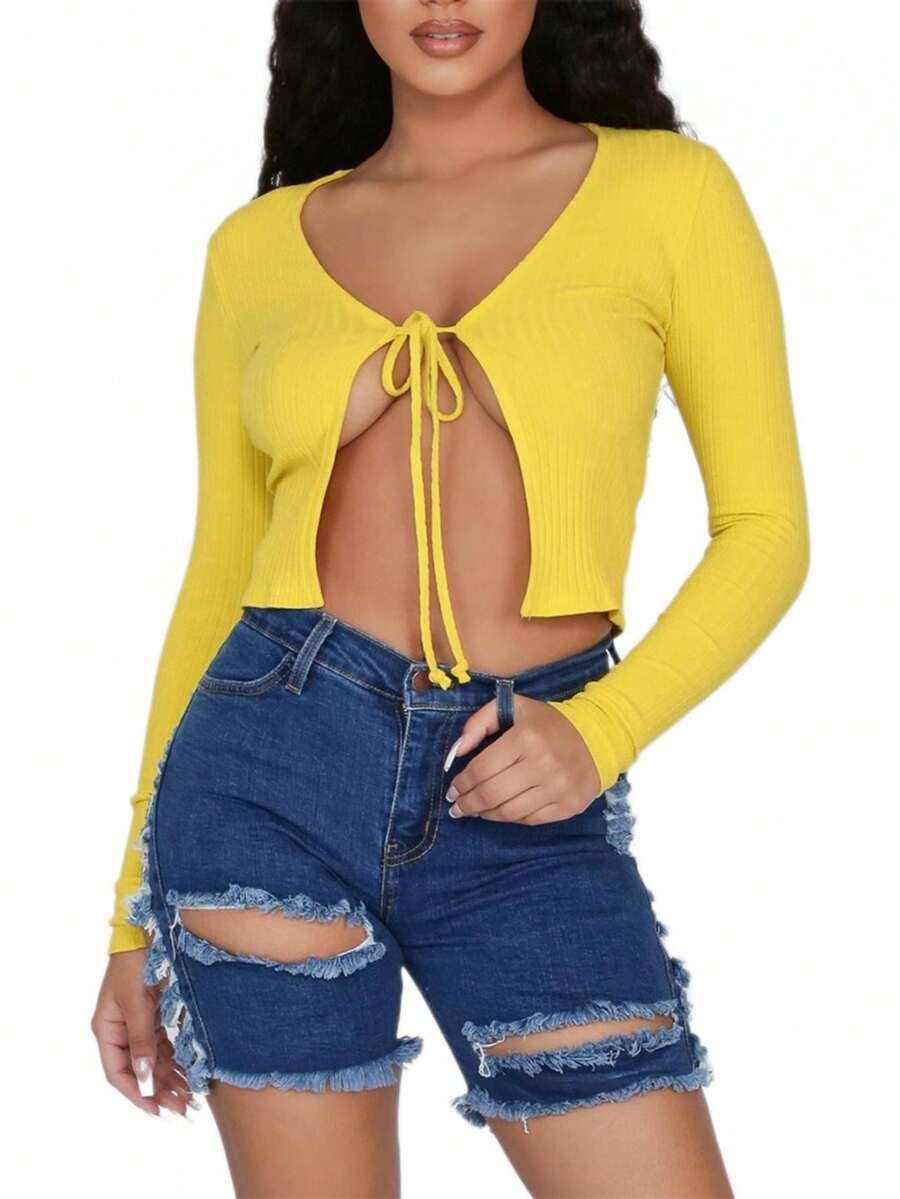 Women High Waist Ripped Denim  - Shorts Denim Frayed recensione e prezzo