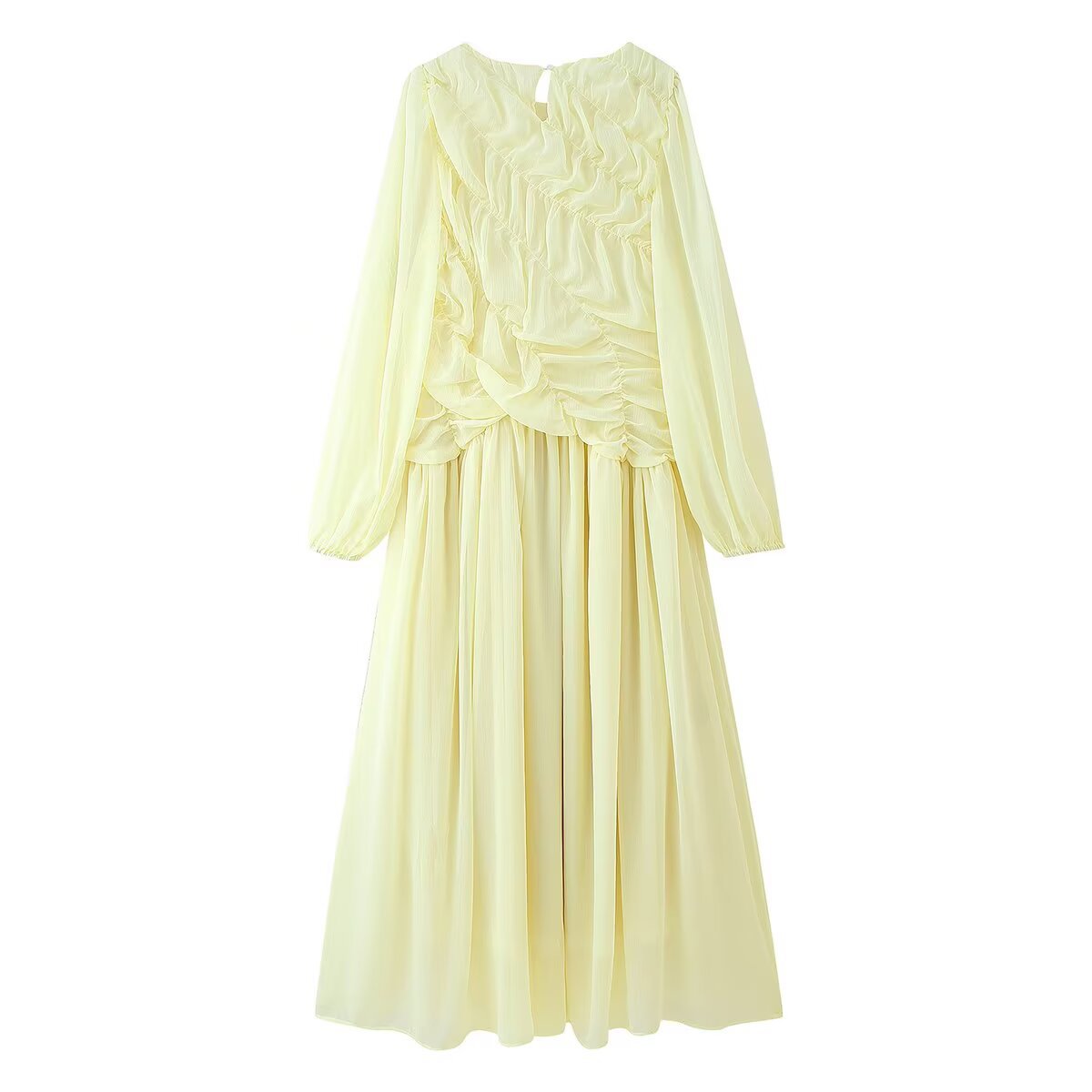 Autumn Long Sleeve Dresses 202 - Linen Dress Wrap recensione e prezzo