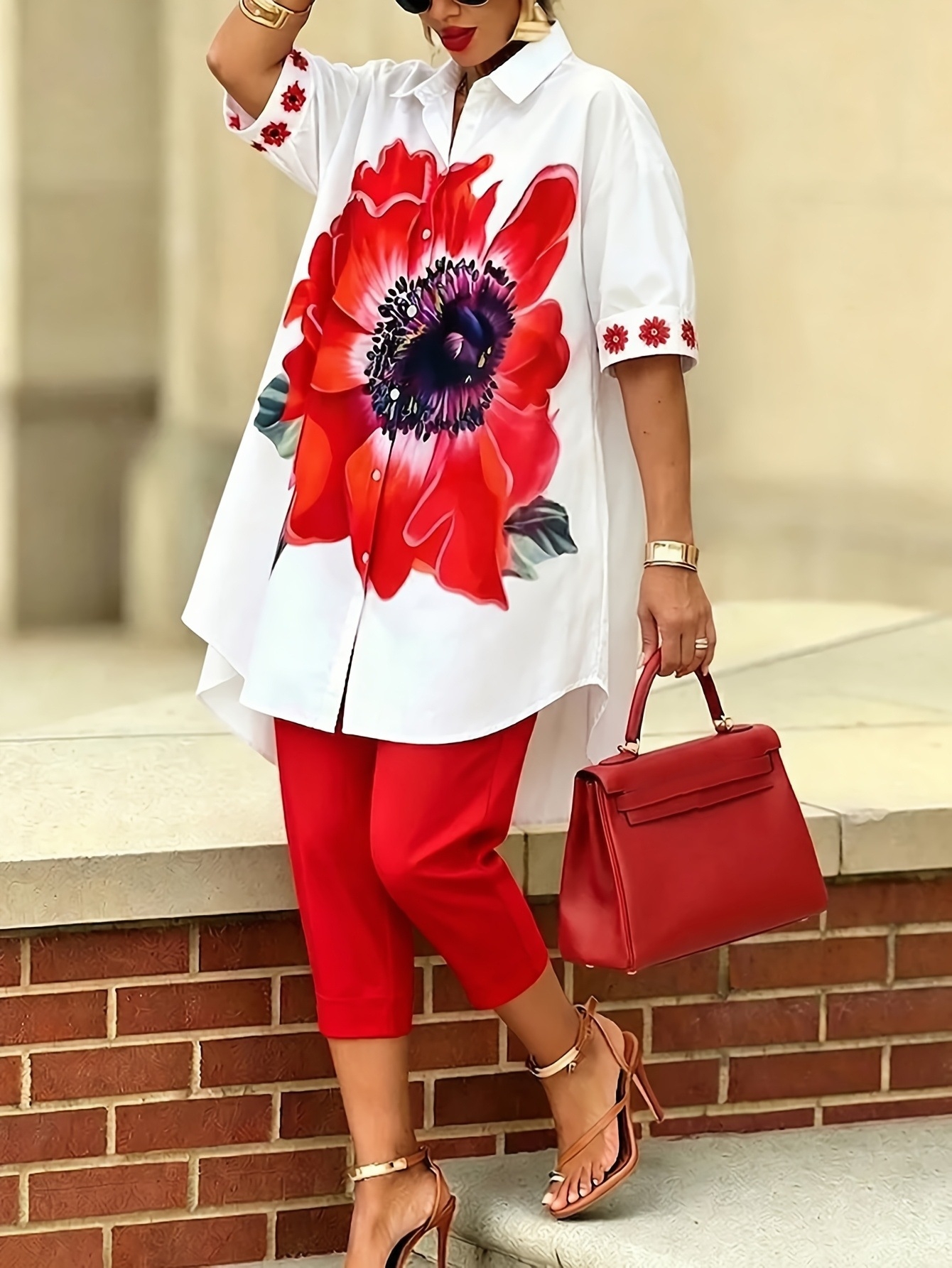 Vintage Women Floral Printed 2 - Romper Floral Print recensione e prezzo