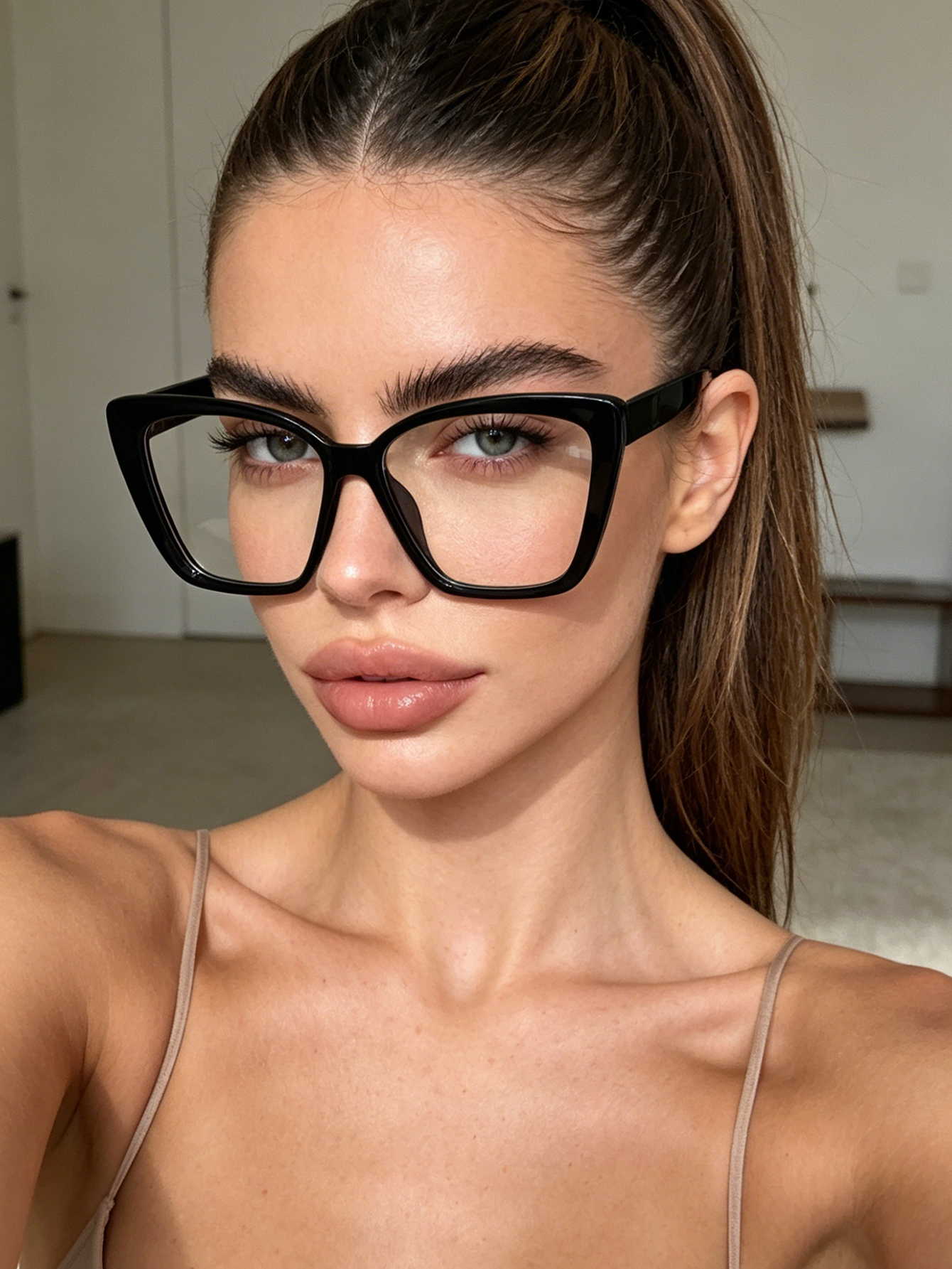 1pc daily fashionable black ca - Sunglasses Cat Eye recensione e prezzo