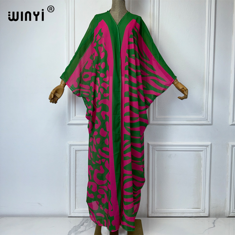 WINYI Africa Bohemia print Kim - Cover Up Kaftan recensione e prezzo