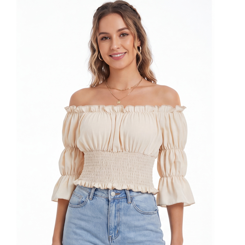Renaissance Blouse Women Top w - Blouse Off Shoulder recensione e prezzo