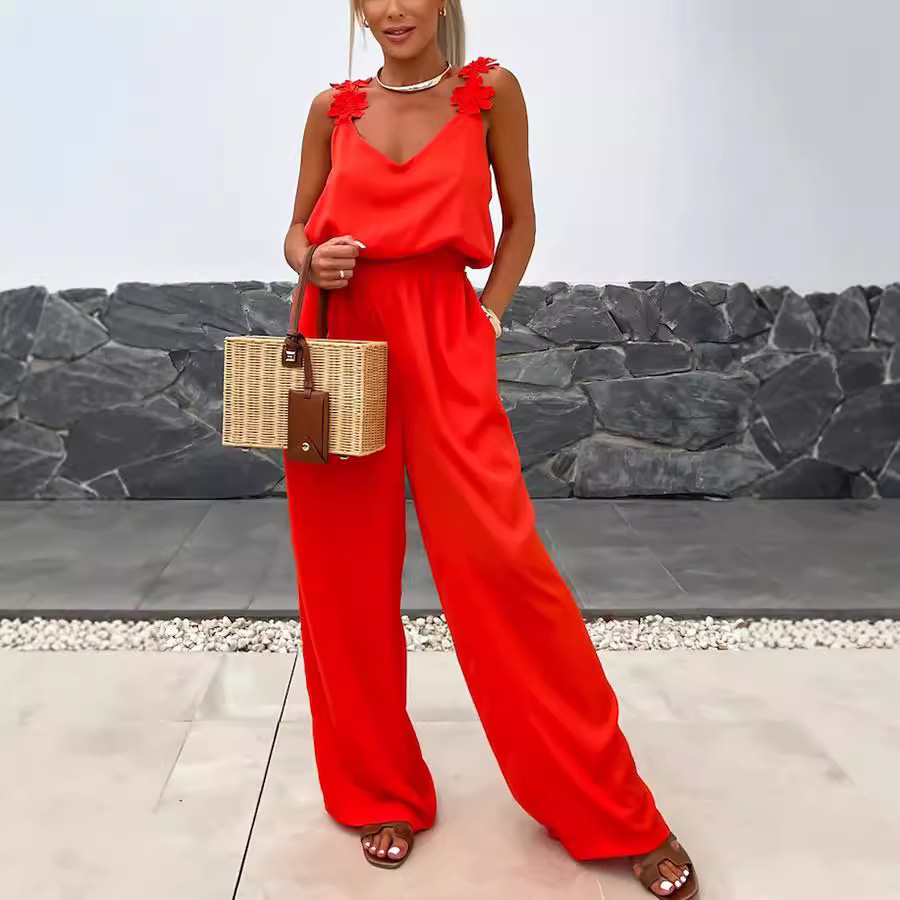 Casual Jumpsuit Strappy Sleeve - Jumpsuit Linen Relaxed recensione e prezzo