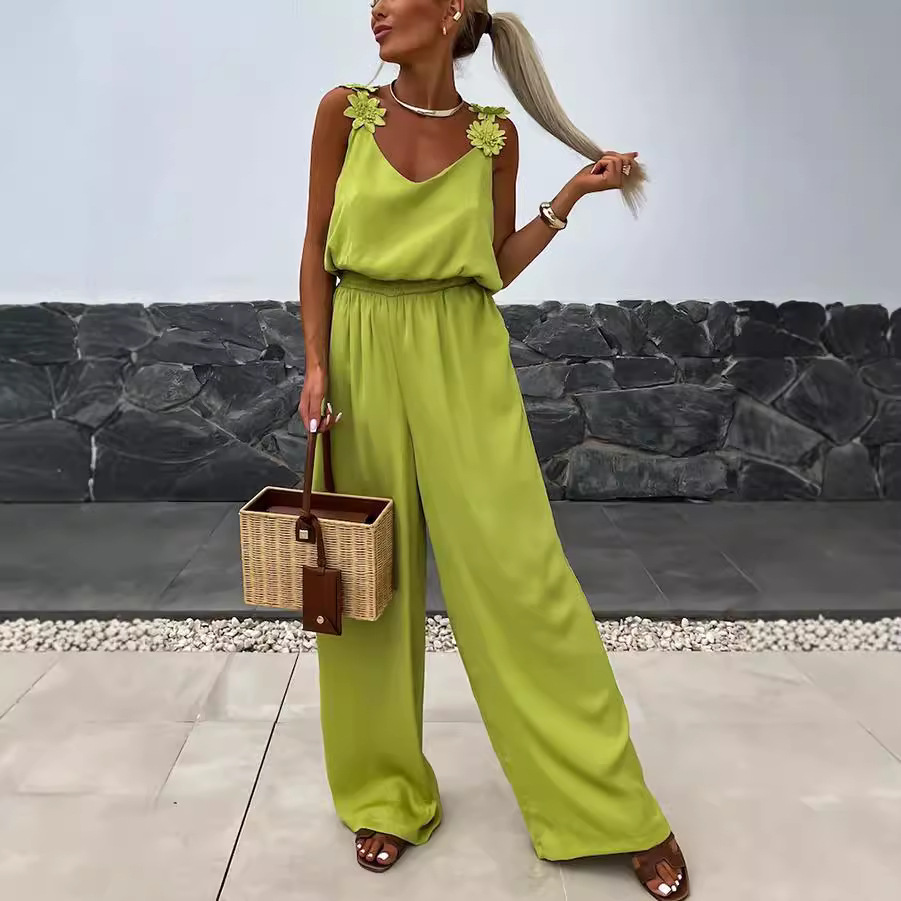 Casual Jumpsuit Strappy Sleeve - Jumpsuit Linen Relaxed recensione e prezzo