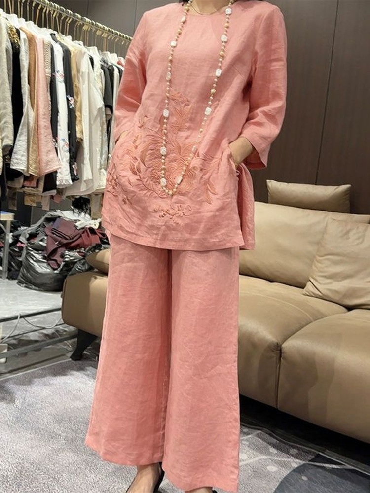 High-End Lightweight Cotton Li - Linen Pant Wide recensione e prezzo