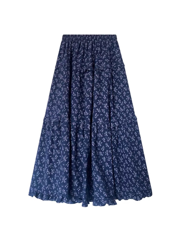 plus Size Women's High Waist F - Midi Skirt Floral recensione e prezzo