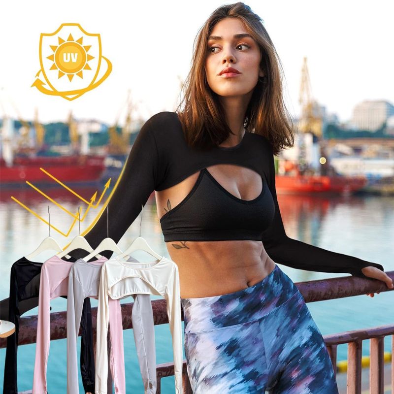 Modal Ice Silk Arm Sleeves Ult - Crop Top Crochet recensione e prezzo