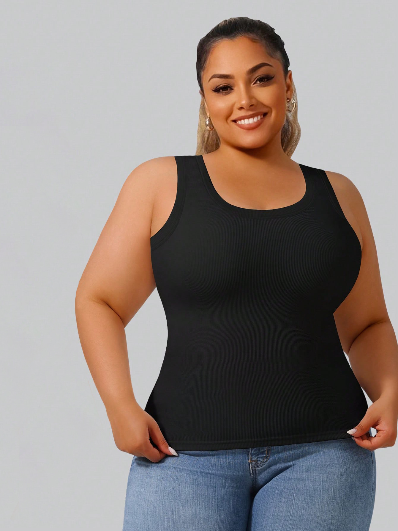 Plus Size Women's High Stretch - Crop Top Crochet recensione e prezzo