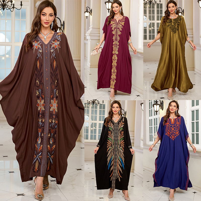 Women Embroidered Long Caftans - Cover Up Kaftan recensione e prezzo
