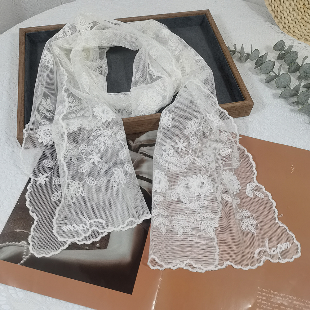 Lace Sunflower Silk Scarf Fair - Headband Summer Knit recensione e prezzo