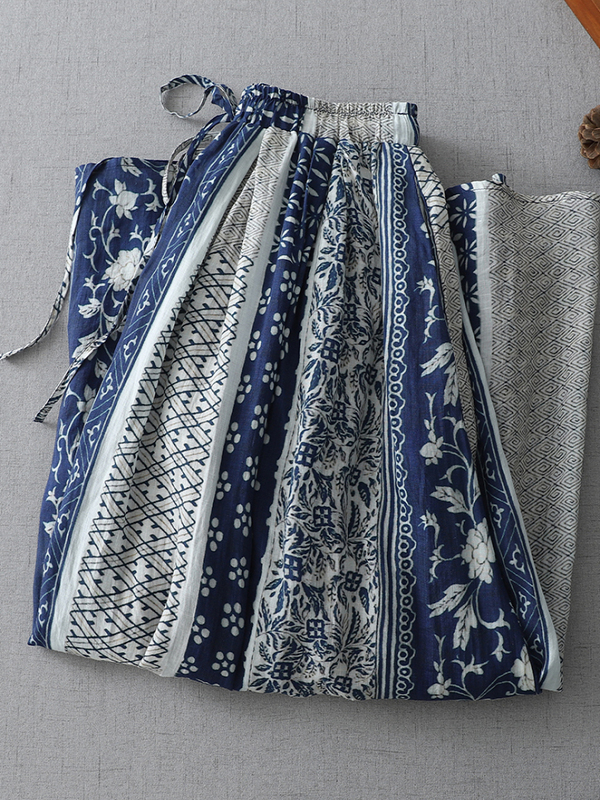 Retro Style Women's Midi Skirt - Midi Skirt Floral recensione e prezzo