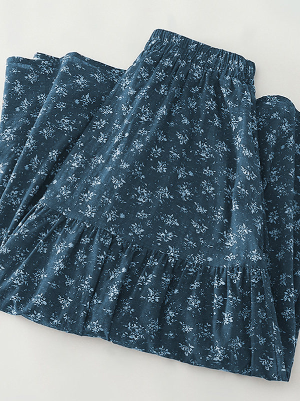 High Waist Floral Print Midi S - Midi Skirt Floral recensione e prezzo
